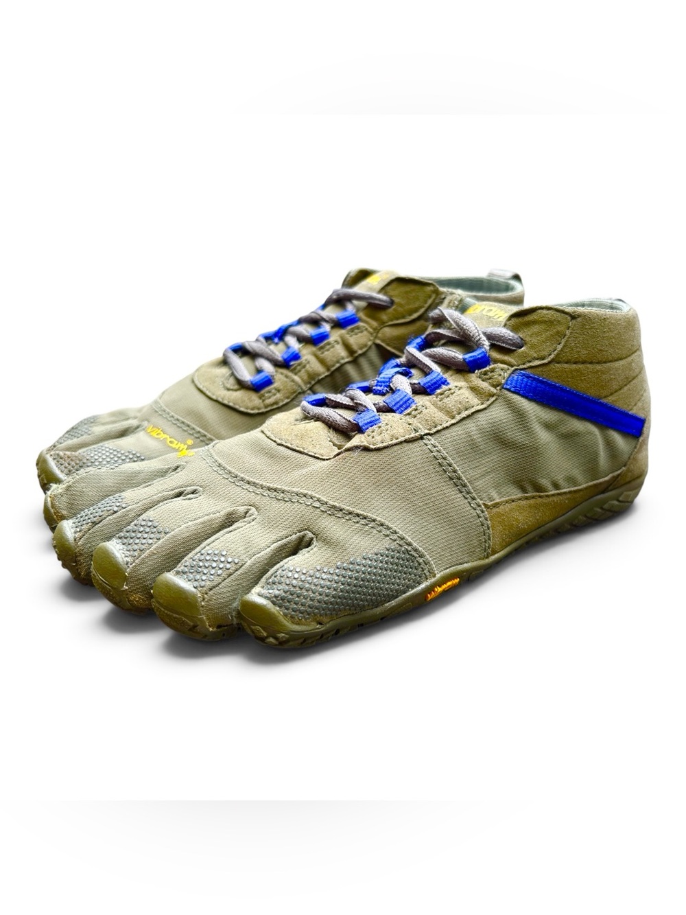Fivefingers V-Trek Womens Barefoot Running Shoe 18W7402 Military/Purple Size 8.5